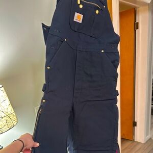 Men’s Carhartt Loose Fit Firm Insulated Duck Bib Overall - NEVER WORN!!